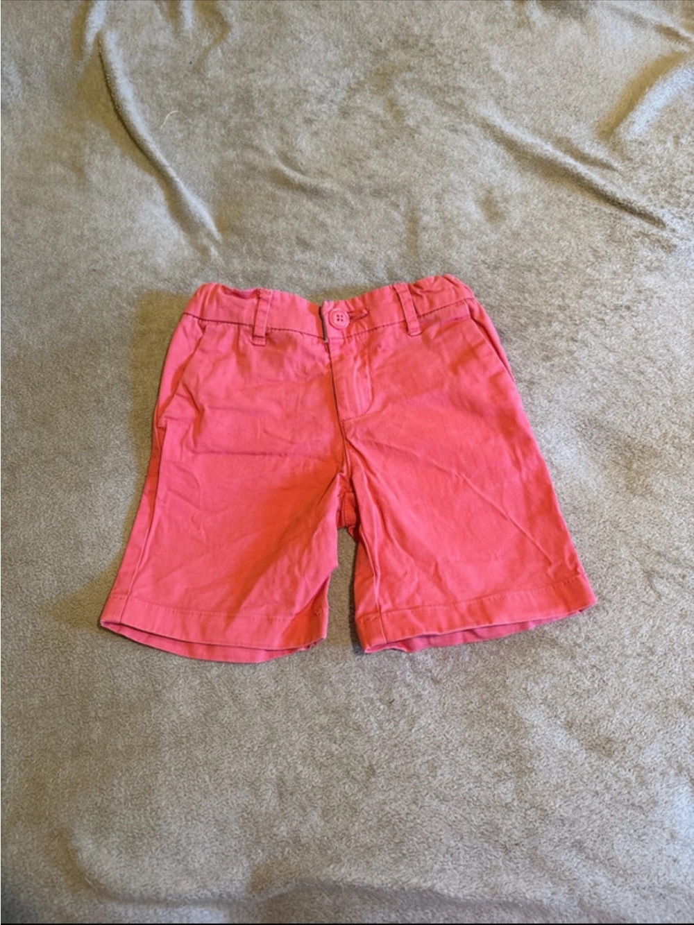 Kids Pink Casual Cotton Shorts